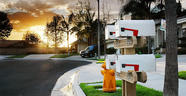 suburban mailboxes